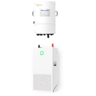 Set Invertor SOLIS trifazat hybrid 15kW + Baterie 14.336kWh LiFePO4 DYNESS PowerBrick PRO